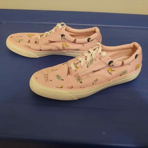 Keds X Betty and Veronica Anchor Riverdale Pink Canvas‎ Sneakers Women's 8 - Picture 2 of 8